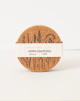 Cork Coasters | Native Grasses