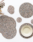 Beach Clean Round Placemats and Coasters Bundle | Table S/4