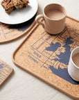 Cork Coasters | Shipping Forecast | Set of 4