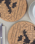 Cork Placemat - Shipping Forecast