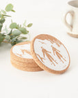 Cork Coasters | Ski