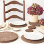 Smoked Cork Placemats | Round S/4