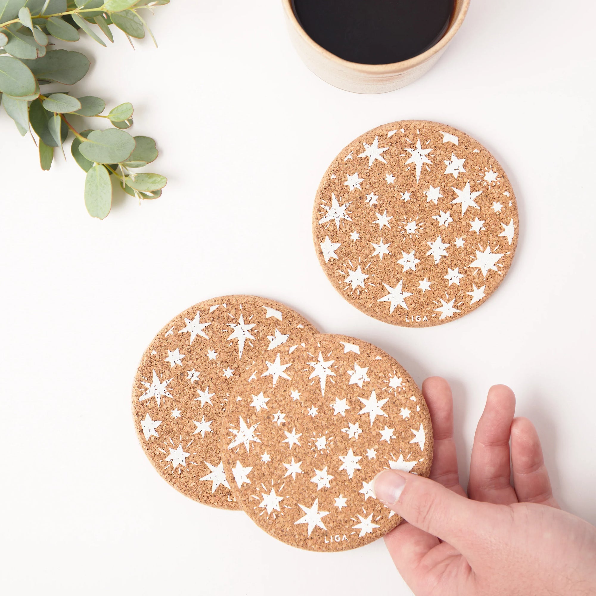 Cork Coasters | Stars