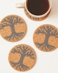 Cork Coasters | Tree of Life