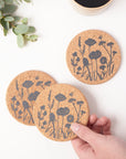 Cork Coasters | Wildflower