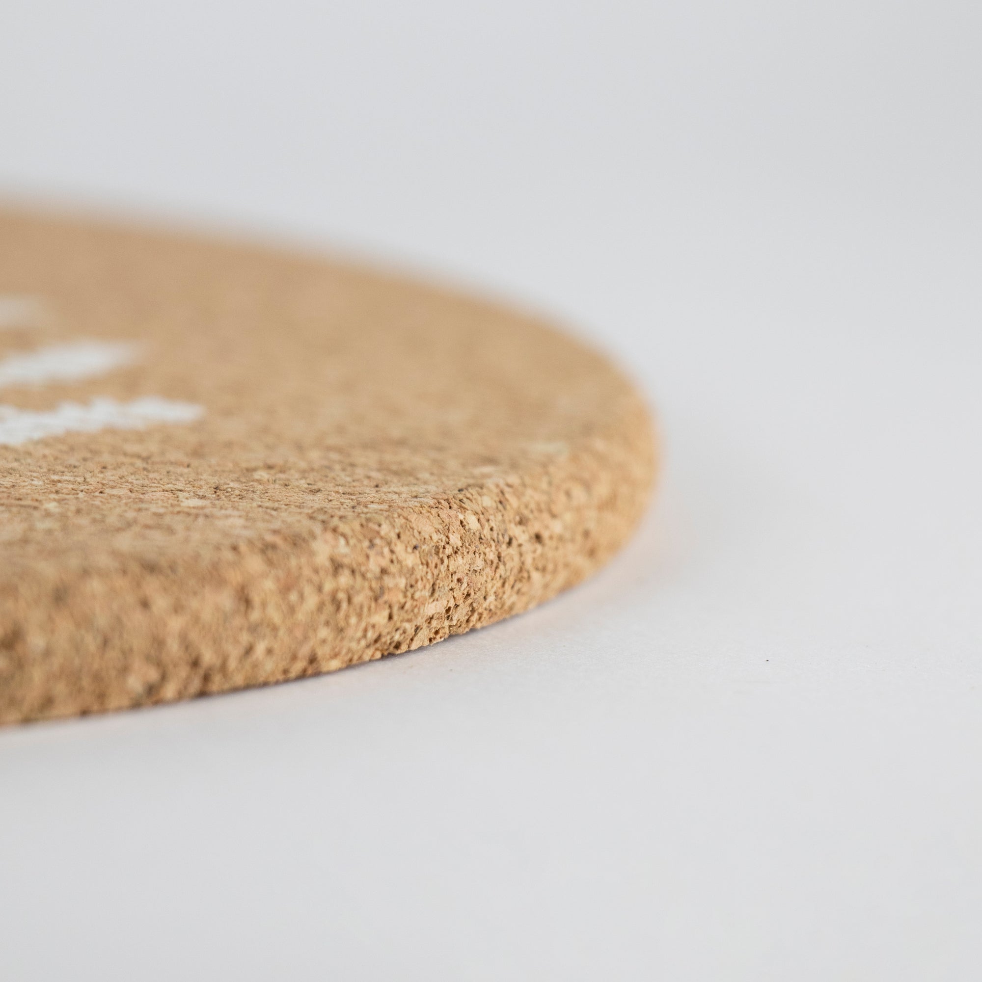 Eco friendly cork placemats + coasters. Fern design