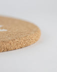 Eco friendly cork placemats + coasters. Fern design