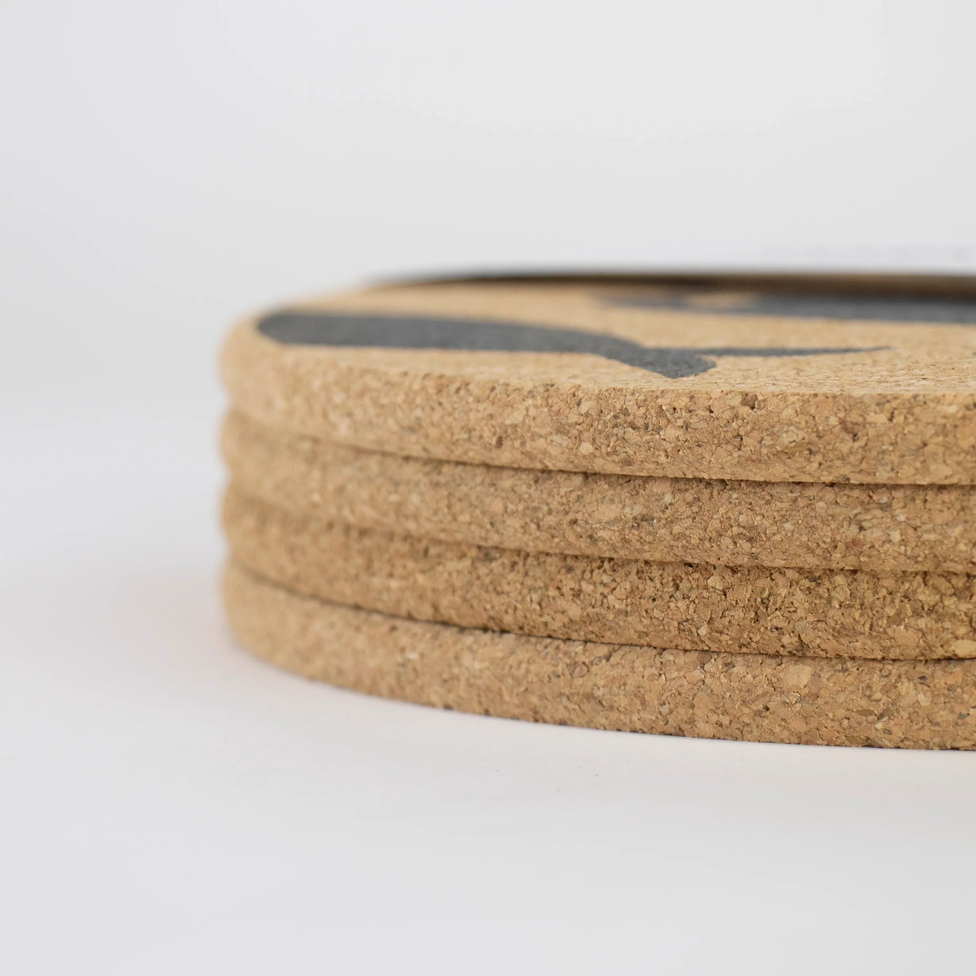 Eco friendly cork placemats + coasters. Grey Fish Design