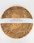 set of three natural cork trivets- large, medium + small in wrap