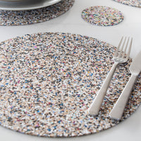 Set of 4 Beach Clean Placemats | Round