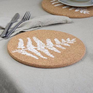 Cork Small Placemat | Fern