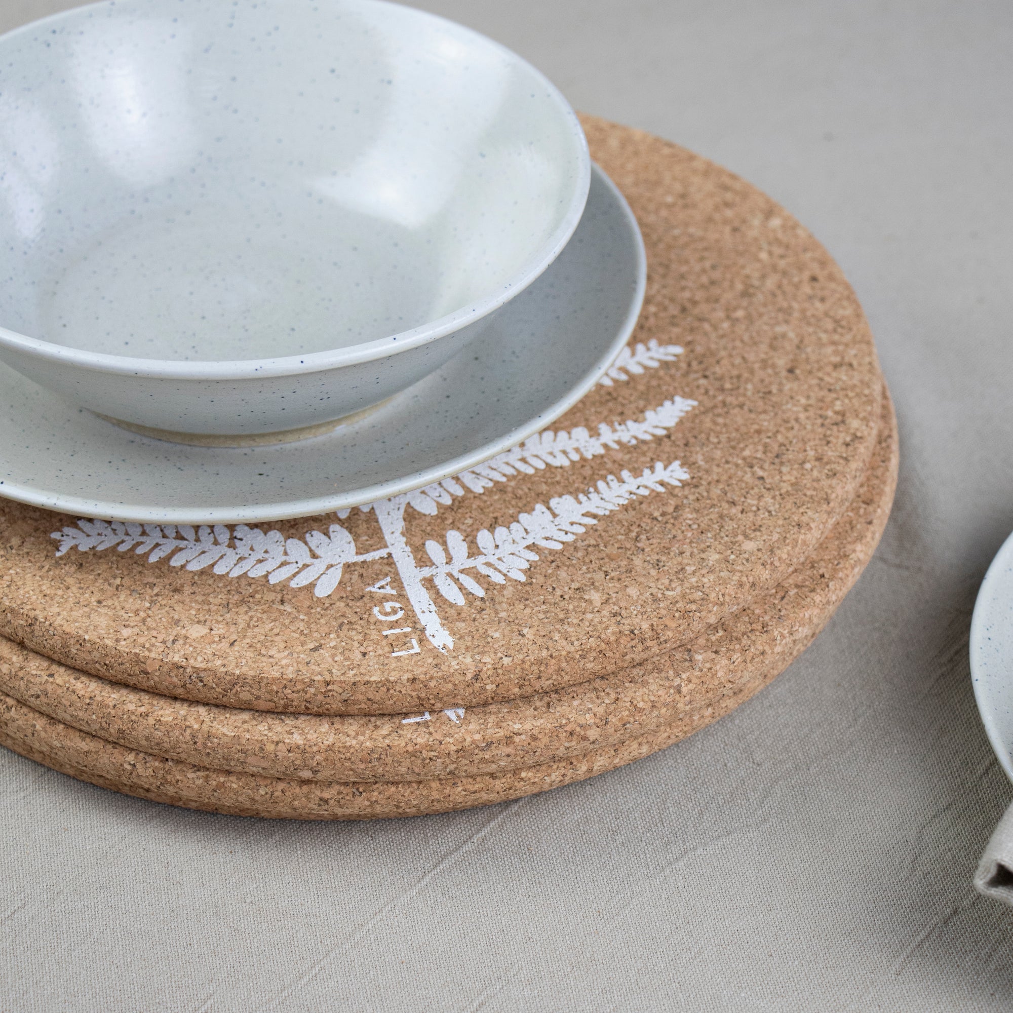 Cork Placemats | Fern