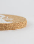 Eco friendly cork coasters. Lobster design