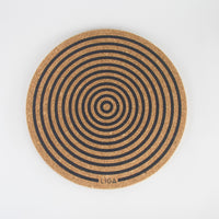 Orbit design cork placemats