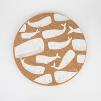 Cork Small Placemat | Whale