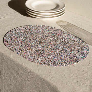 Set of 4 Beach Clean Placemats | Oval
