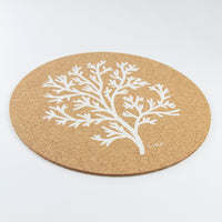 Set of 2 Cork Large Placemats | Coral